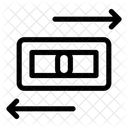 Geldfluss Geldnetzwerk Cashflow Symbol