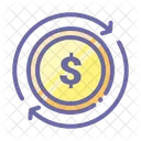 Munzen Dollar Munze Icon