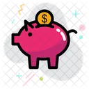 Sparschwein Geldsparer Dollar Symbol