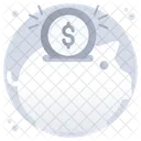 Geld sparen  Symbol