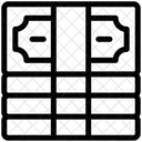 Stapel Geld Stapel Bargeld Banknote Symbol