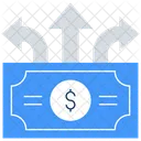 Cashflow Geldfluss Kapitalrendite Symbol