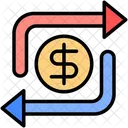 Geldtransfer  Symbol