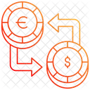 Geld wechseln  Symbol