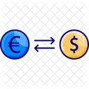 Umtausch Geldwechsel Cashflow Symbol