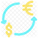 Geld wechseln  Symbol