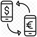 Monline Transaktion Wahrungsumtausch Dollar In Euro Symbol