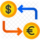 Geld wechseln  Symbol