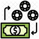 Geldwechsel  Symbol