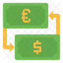 Geld wechseln  Symbol