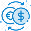 Geld wechseln  Symbol