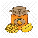 Geleia De Manga Comida Jarra Icon