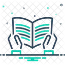 Lesen Buch Rezitator Symbol