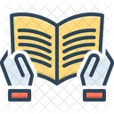 Lesen Buch Rezitator Symbol