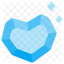 Gem Heart Diamond Icon