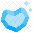Gem Heart Diamond Icon