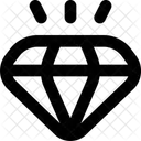 Gem Diamond Jewelry Icon
