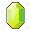 Gem Lime Diamond Red Game Icon