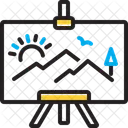 Malerei Portrat Leinwand Symbol