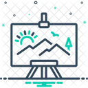 Malerei Portrat Leinwand Symbol