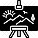 Malerei Portrat Leinwand Symbol