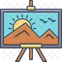 Malerei Leinwand Segeltuch Symbol