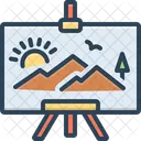 Malerei Portrat Leinwand Symbol
