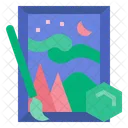 Malerei NFT Kunst Icon