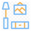 Malerei Dekoration Lampe Symbol