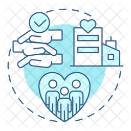 Gemeinnützige Organisationen  Symbol