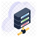 Cloud Server Gemeinsam Genutzter Cloud Server Gemeinsames Hosting Symbol