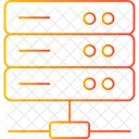 Server Hosting Netzwerk Server Daten Infrastruktur Symbol