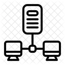 Computer Server Verbindung Symbol
