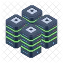 Rechenzentrum Datenhosting Datenserver Symbol