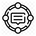 Gemeinschaft Treffen Kommunikation Symbol