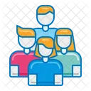 Gemeinschaft Leute Gruppe Symbol