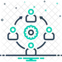 Gemeinschaft Sozial Netzwerk Symbol