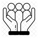 Gemeinschaftspflege Symbol