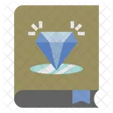 Gemology Book Diamond Icon