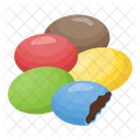 Chocolate Candy Coated Icon