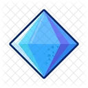 Gem Blue Diamond Red Game Icon