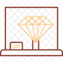 Gemstone Precious Crystal Icon