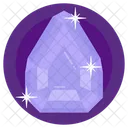 Gemstone Diamond Emerald Icon
