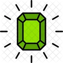 Gemstone Diamond Jewelry Icon