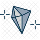 Gemstone Diamond Jewelry Icon