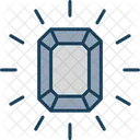 Gemstone Diamond Jewelry Icon