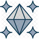 Gemstone Diamond Jewelry Icon