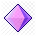 Gem Blue Diamond Red Game Icon