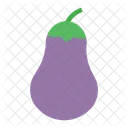 Gemuse Frisch Aubergine Symbol