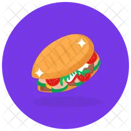 Gemüseburger  Symbol